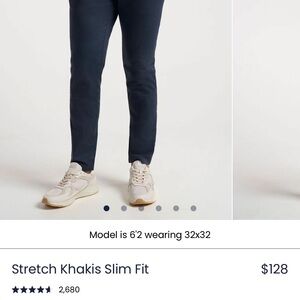 Birddogs Stretch Khakis - Navy Sz 34x34